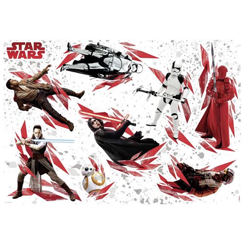 Stickers muraux géants Star Wars The Last Jedi