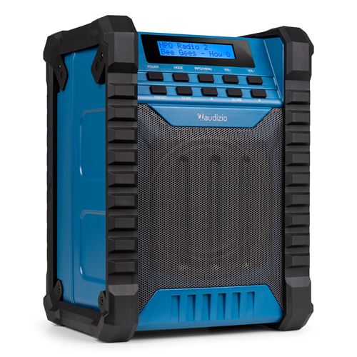 Audizio Temi Radio De Chantier Dab+ Avec Batterie - Ip54, Bluetooth 5.0, Autonomie 8H, Fm, 40 Stations Enregistrables