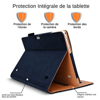 karylax - Étui de Protection et Support Bleu pour Tablette Yestel