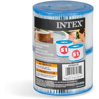Lot de 2 cartouches de filtration pour Pure Spa INTEX  Fibre Dacron facile a nettoyer - 1