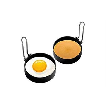 YAOYIN Anneau à Oeuf, 4pcs Inoxydable Omelette Moule Cuisson Moule pour la  Cuisson œuf au Plat/Pancakes/Omelettes et Plus, Revêtement Antiadhésif,  Qualité Alimentaire Acier Inoxydable : : Cuisine et Maison