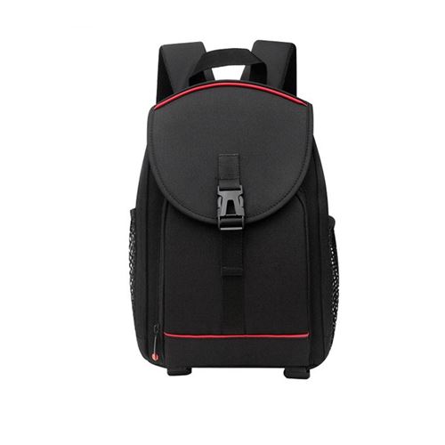 Camera bag, suitable for Canon, Nikon and Sony SLR cameras, multi - functional, waterproof, black, small - sized, with dimensions of 34x14x22 cm.