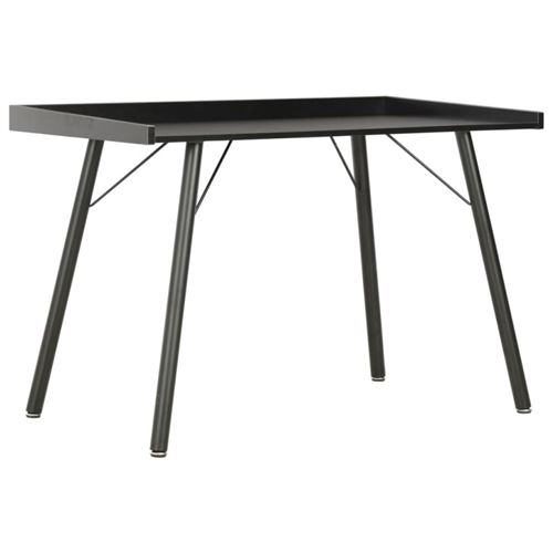 Vidaxl Noir Bureau 90X50x79 Cm - Image 2