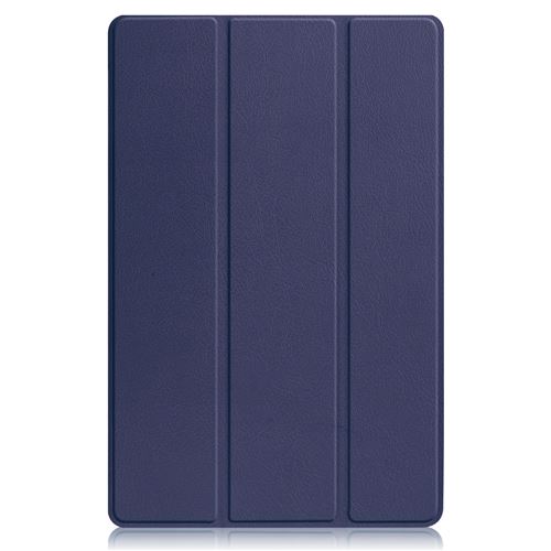 ATOUP Coque pour Lenovo Tab M10 Plus 10.6'' (3rd gen) TB-125 Étui Housse à Rabat Ultra Fine PU avec Veille/réveil Automatique -Bleu