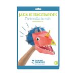 Kit Graine créative marionnette de main triceratops