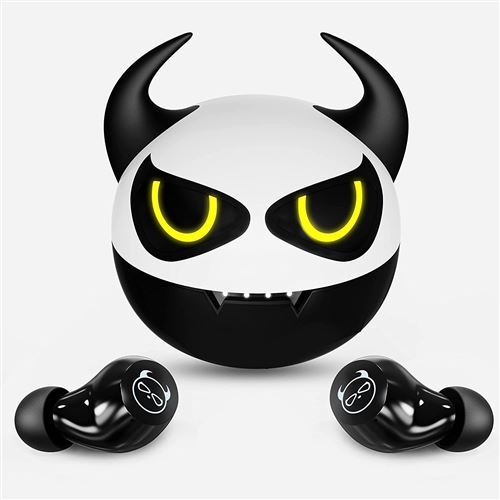 Chronus - Écouteurs Bluetooth - Sans Fil - Double Microphone - Commande Tactile - Noir - Image 3