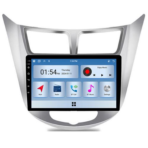 Autoradio RoverOne® Bluetooth CarPlay 2 Din 6Go RAM 128Go ROM pour Hyundai Solaris Verna 2010-2016