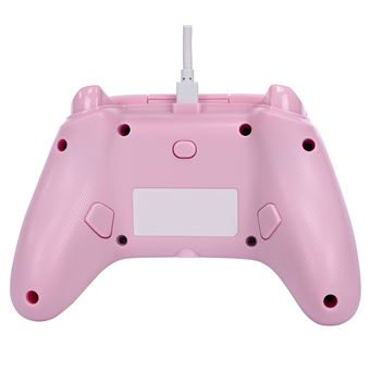 Manette filaire améliorée PowerA pour Xbox Series X|S Limonade rose