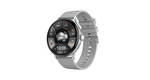 Bracelet connecté montre intelligente dt2 + 1,19 pouces, étanche ip68, de montre en silicone, appels bluetooth / fréquence cardiaque / pression artéri