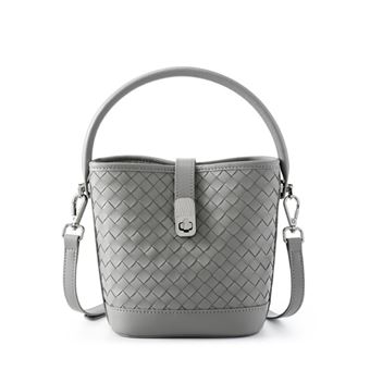 Porte-monnaie Corsage En Cuir Véritable Vert Fumée - Marque TAG - Neuf Avec étiquettes