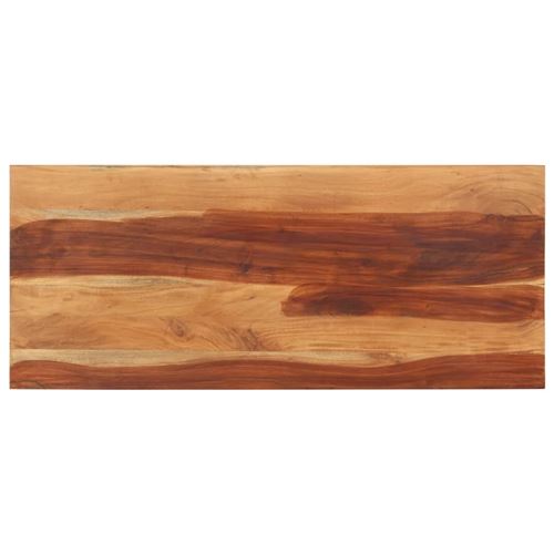vidaXL Dessus de table Bois solide 15-16 mm 60x140 cm