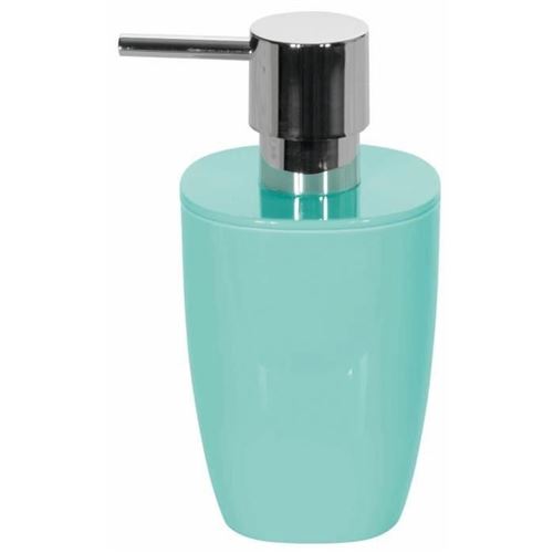 Spirella Pure Distributeur de savon salle de bain accessoires, polystyrène, 15 x 7,5 x 7,5 cm, menthe, 15 x 7.5 x 7.5 cm