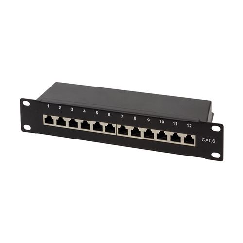 Logilink Panneau de brassage 10' cat. 6, blindé, 12 ports