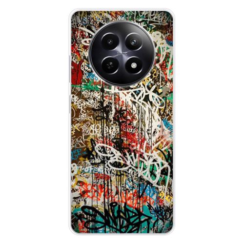 Coque en silicone imprimée compatible Realme 12 5G Graffiti 1