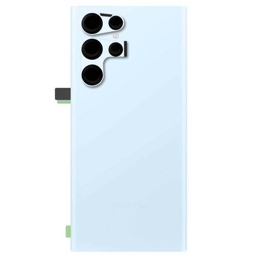 Non Communiqué Bleu Cache Batterie Pour Samsung Galaxy S22 Ultra Service Pack Samsung