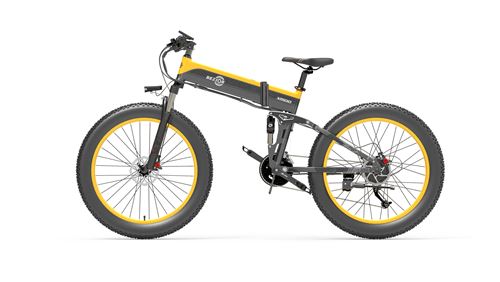 Vélo de montagne pliant électrique Bezior X1500 jaune,26'',1500W