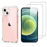 Coque antichoc pour iPhone 13 et 2 Verres Trempé Film Protection Ecran Phonillico®