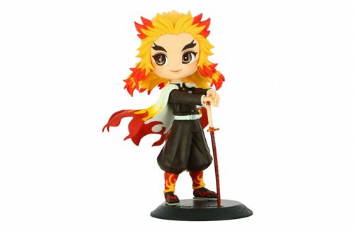 Demon Slayer Kimetsu No Yaiba Figurine Kyojuro Rengoku Q Posket version A