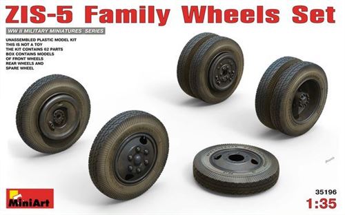 Zis-5 Family Wheels Set - 1:35e - Miniart