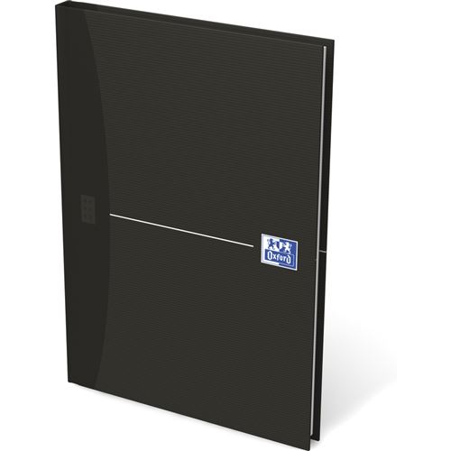 Oxford Carnet de notes 'Smart Black', relié, A5, ligné