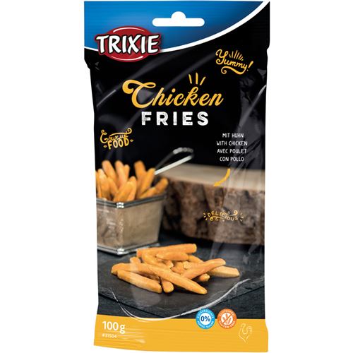 Chicken Fries au poulet Pour chiens Poids 100g