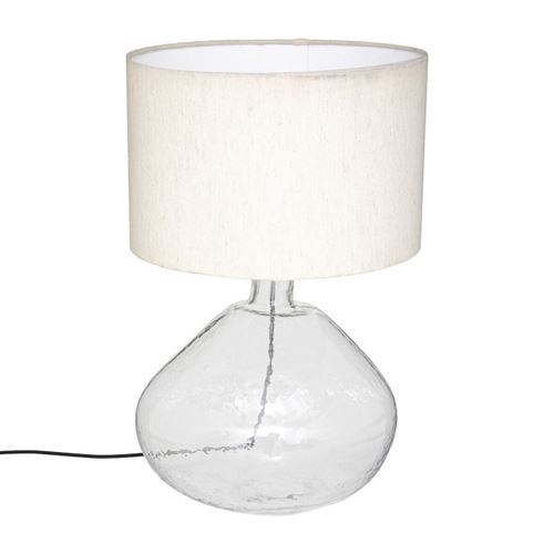 Non Communiqué Transparent Atmosphera Créateur D'intérieur - Lampe À Poser Design "Melly" 56Cm