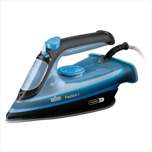 Braun FI3194BK Fer à vapeur Semelle en céramique 2400 W Noir, Bleu