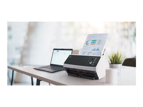 Fujitsu fi-8150 - Scanner de documents - CIS Double - Recto-verso - 216 x 355.6 mm - 600 dpi x 600 dpi - jusqu'à 50 ppm (mono) / jusqu'à 50 ppm (couleur) - Chargeur automatique de documents (100 feuilles) - jusqu'à 8000 pages par jour - Gigabit LAN, US