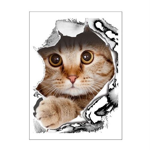Non Communiqué Multi Sticker Chat À Travers Le Mur