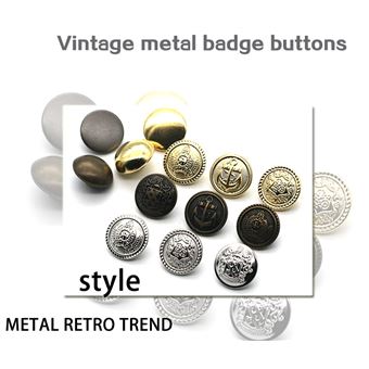 Lot De 3 Grands Boutons De Couture Vintage - Diamètre 3 Cm, Origine France, Occasion