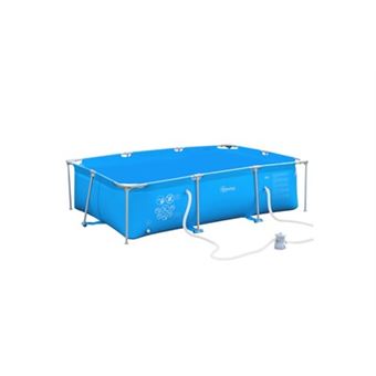 Piscine à Cadre Rectangulaire EasySnuroz - 180x140x60cm, Pliable, Pour Intérieur Et Extérieur - 3