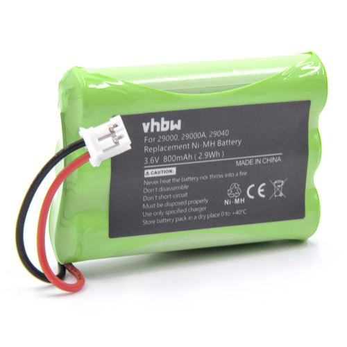 vhbw Batterie compatible avec Summer Infant Baby Monitor 29000, 29030, 29040, 29000A moniteur bébé, babyphone (800mAh, 3,6V, NiMH)