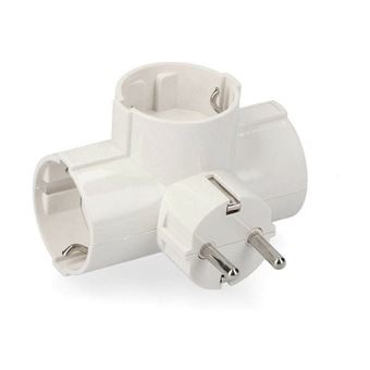Multiprise EDM Triple 2400 W 250 V 16 A Thermoplastique - 1
