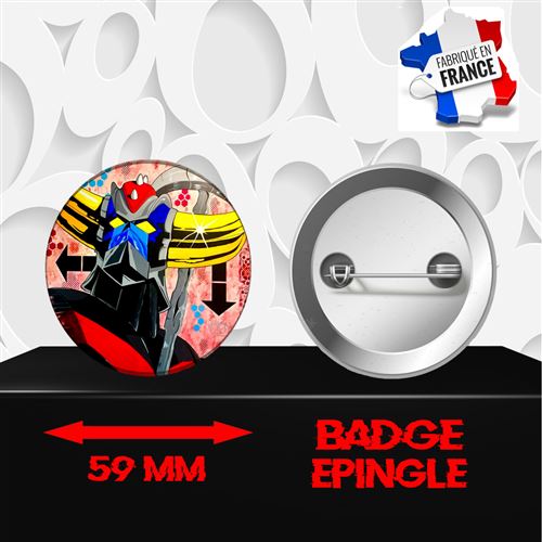Badge à épingle 59 mm Manga Goldorak 201