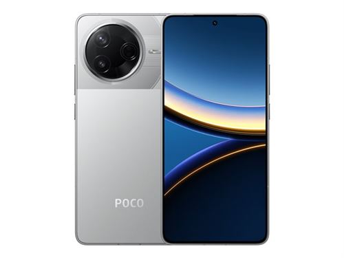 Xiaomi POCO F7 Pro - 5G smartphone - double SIM - RAM 12 Go / Mémoire interne 256 Go - écran OEL - 6.67 - 3200 x 1440 pixels (120 Hz) - 2x caméras arrière 50 MP, 8 MP - front camera 20 MP - argent