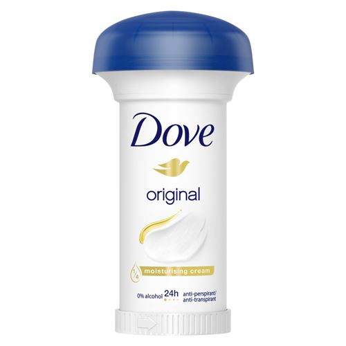 DOVE Déodorant Femme Stick Crème Anti-Transpirant Original 50ml