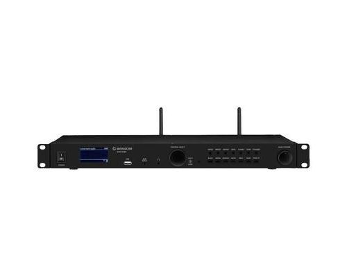 Monacor WAP-202RS Radio Internet à suspendre Internet, DAB radio internet avec télécommande noir