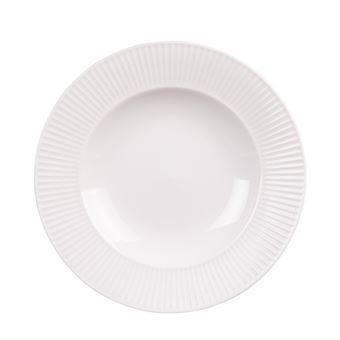 Assiette creuse Lina 22,5 cm (lot de 6) - Table Passion - Blanc - Porcelaine - 1