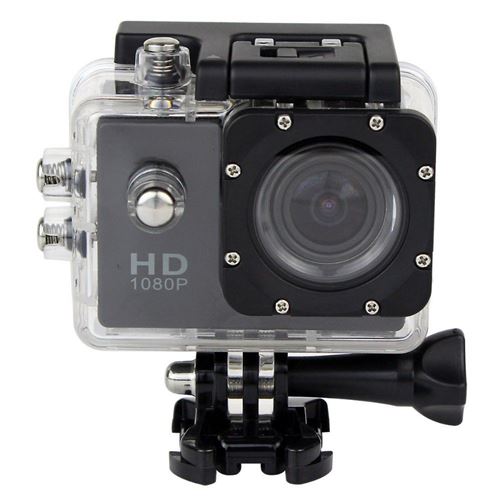 Cam&eacute;ra Sport Etanche 30M Cam&eacute;ra Action Grand Angle Photo Vid&eacute;o HD 1080P Noir + SD 16Go