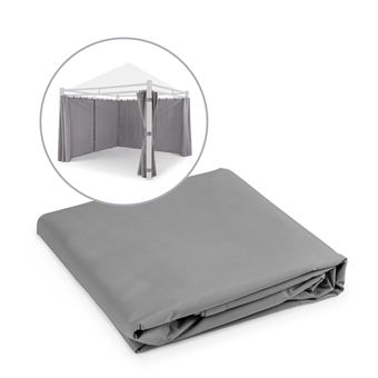 Rideaux Coupe Vent Pour Pergola Blumfeldt Pantheon Solid Sky Lot De 4 Rideaux Lateraux Pour