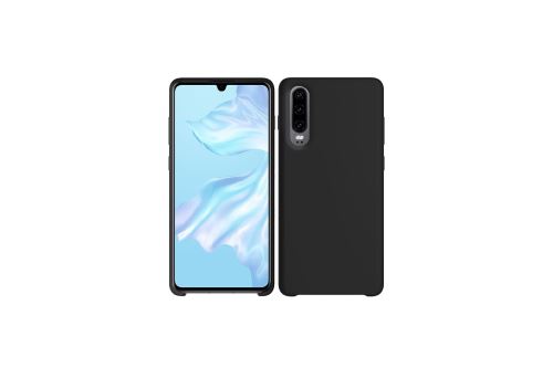 IBROZ Coque Silicone noire pour Huawei P30