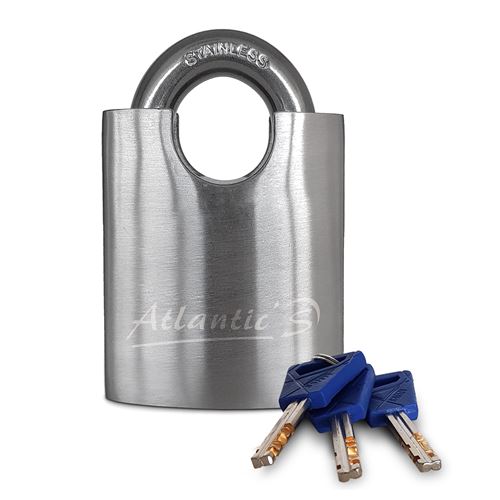Atlantic'S - Cadenas acier à anse protégée 60 mm