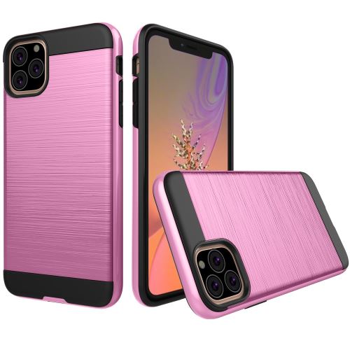Coque en TPU hybride rose pour votre Apple iPhone XR 6.1 pouces (2019)