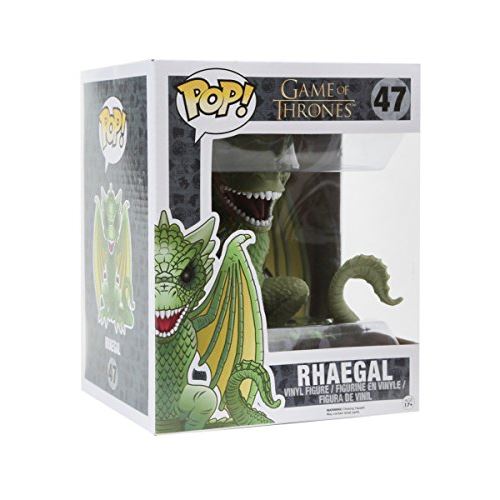 Figure de vinyle pop 6 pouces Rhaegal de Game of Thrones de Funko