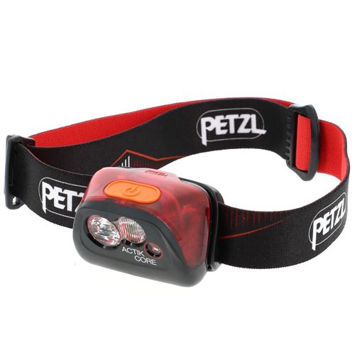 Lampe frontale Petzl - charlet Actik core rge 450 lumens Rouge taille : UNI réf : 0