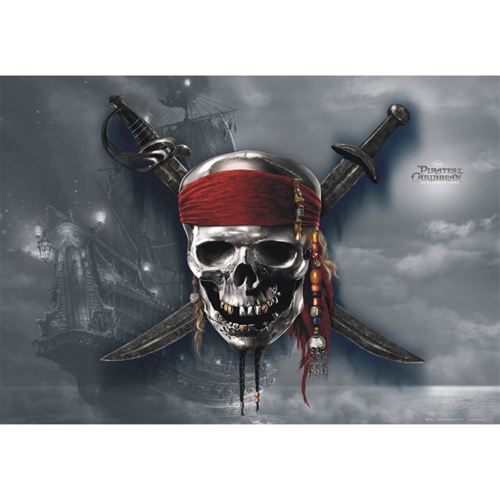 AG ART Poster intisse XXL Pirates des Caraïbes Disney 155X115 CM