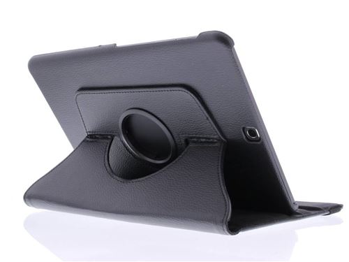Étui de tablette portefeuille rotatif à 360° pour Samsung Galaxy Tab S2 9.7 Noir Générique