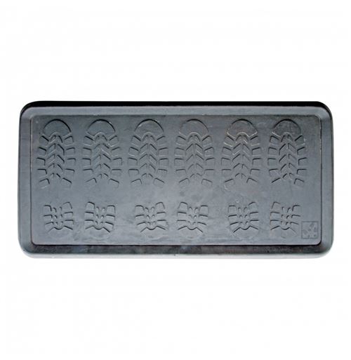 Tapis dépose bottes - 80 x 40 cm - Noir
