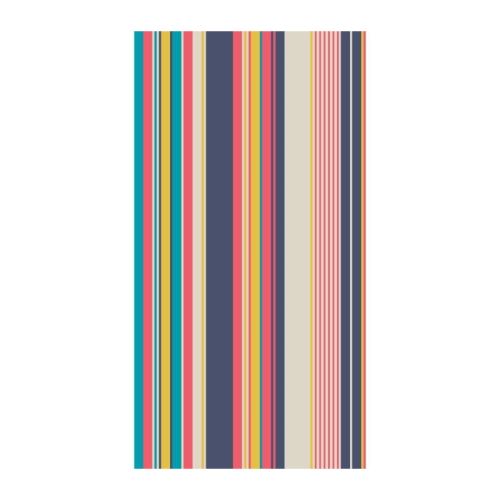 TODAY Drap de Plage 100% Coton 90x170 cm - Bleu et rose