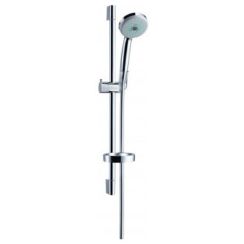Hansgrohe Chrome Set De Douche Multi Avec Barre Unica'c 65 Cm Et Porte-Savon Chromé Croma 100 - Image 1